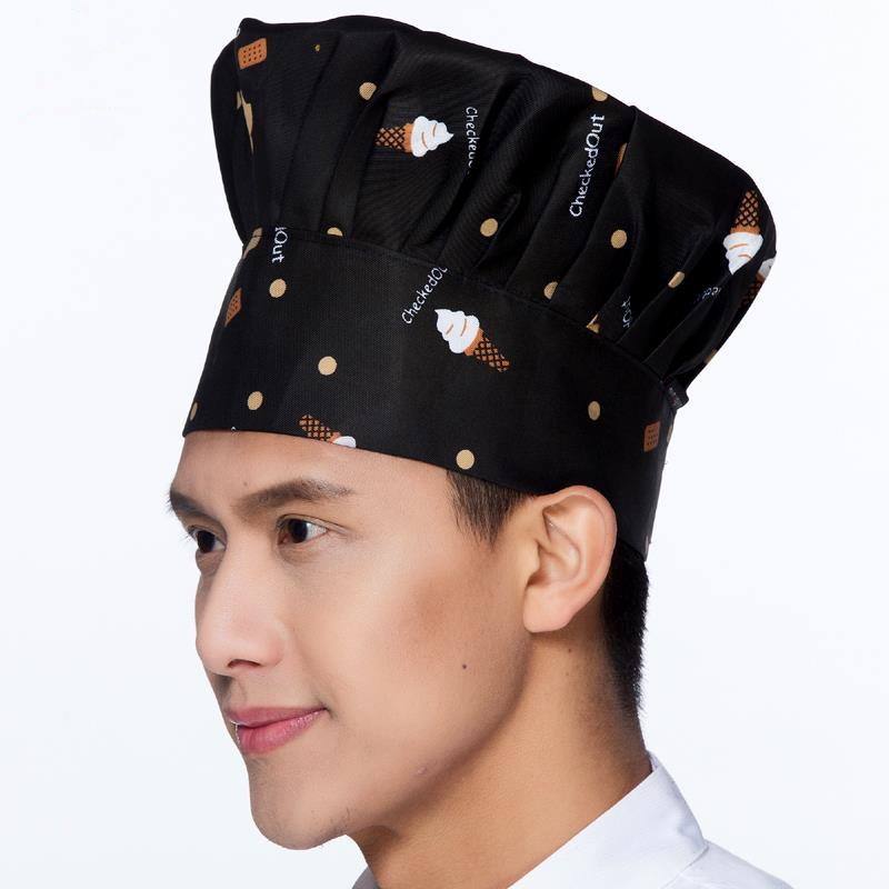 Adjustable Mushroom Caps Chef Hat Restaurant Kitchen Cook Hats Hotel Cafes Waiter Cap Cooking BBQ Catering Services Accessories